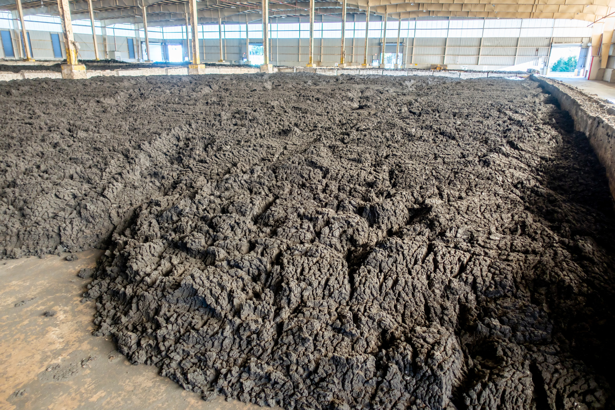biosolids sludge storage ready for fram land, white land solutions